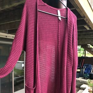 Maroon Aeropostale Cardigan!